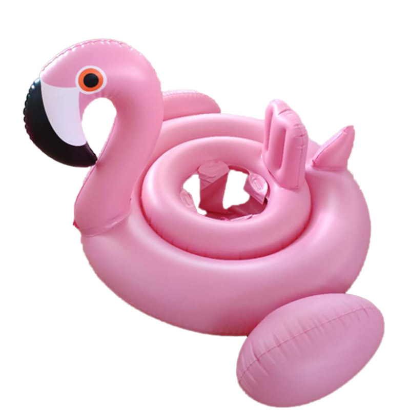 Детска надуваема поплавка за седалка с фламинго