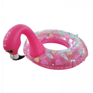 Надуваем пръстен за басейни с фламинго за деца
